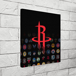 Холст квадратный Houston Rockets 2, цвет: 3D-принт — фото 2