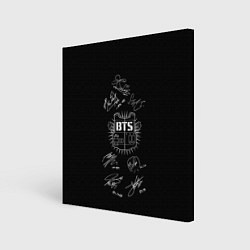 Картина квадратная BTS