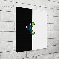 Холст квадратный Лягуха, цвет: 3D-принт — фото 2