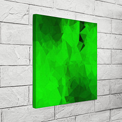 Холст квадратный GREEN, цвет: 3D-принт — фото 2