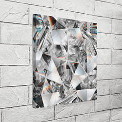 Холст квадратный Зеркальный калейдоскоп, цвет: 3D-принт — фото 2