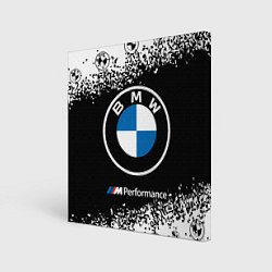 Холст квадратный BMW БМВ, цвет: 3D-принт