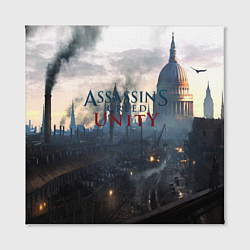 Холст квадратный Assassin’s Creed Unity, цвет: 3D-принт — фото 2