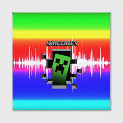 Холст квадратный Minecraft S, цвет: 3D-принт — фото 2