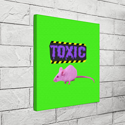 Холст квадратный Toxic, цвет: 3D-принт — фото 2