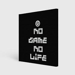 Холст квадратный NO GAME NO LIFE, цвет: 3D-принт