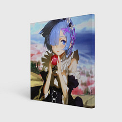 Картина квадратная Re:Zero - Rem