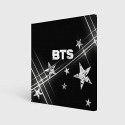 Картина квадратная BTS бойбенд Stars