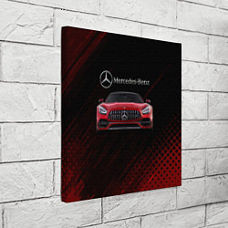 Холст квадратный Mercedes Benz AMG, цвет: 3D-принт — фото 2
