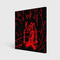 Холст квадратный Korn, цвет: 3D-принт