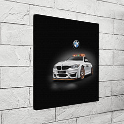 Холст квадратный Safety car, цвет: 3D-принт — фото 2