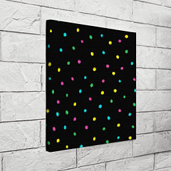 Холст квадратный Конфетти, цвет: 3D-принт — фото 2