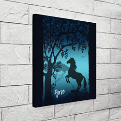 Холст квадратный Конь, цвет: 3D-принт — фото 2