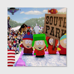 Холст квадратный Южный Парк South Park, цвет: 3D-принт — фото 2