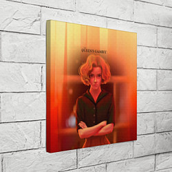 Холст квадратный Queens Gambit Ход Королевы, цвет: 3D-принт — фото 2