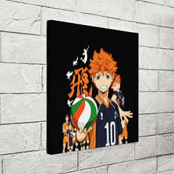 Холст квадратный ВОЛЕЙБОЛ!! HAIKYUU!!, цвет: 3D-принт — фото 2