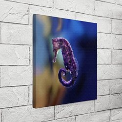 Холст квадратный Морской конёк, цвет: 3D-принт — фото 2
