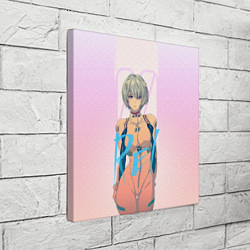 Холст квадратный Rei Ayanami, цвет: 3D-принт — фото 2