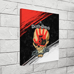 Холст квадратный Five Finger Death Punch 7, цвет: 3D-принт — фото 2