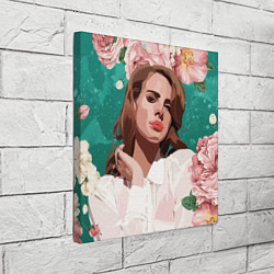 Холст квадратный Lana del rey, цвет: 3D-принт — фото 2