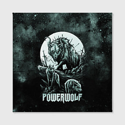 Холст квадратный Powerwolf, цвет: 3D-принт — фото 2