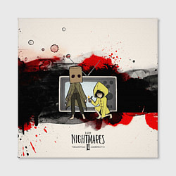 Холст квадратный Little Nightmares 2, цвет: 3D-принт — фото 2