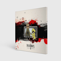 Холст квадратный Little Nightmares 2, цвет: 3D-принт