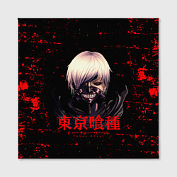 Холст квадратный Токийский гуль Tokyo Ghoul, цвет: 3D-принт — фото 2