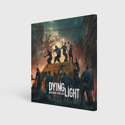 Холст квадратный Dying Light, цвет: 3D-принт