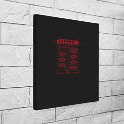 Холст квадратный Evangelion Neon Genesis, цвет: 3D-принт — фото 2