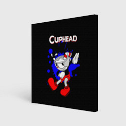 Холст квадратный Cuphead, цвет: 3D-принт