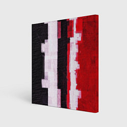 Холст квадратный BLACK&RED, цвет: 3D-принт
