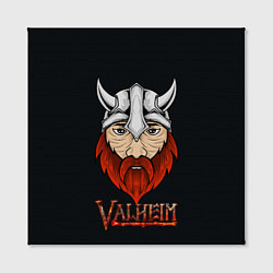 Холст квадратный Valheim викинг, цвет: 3D-принт — фото 2