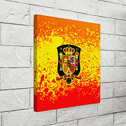 Холст квадратный Сборная Испании, цвет: 3D-принт — фото 2