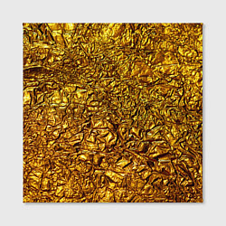 Холст квадратный Сусальное золото, цвет: 3D-принт — фото 2