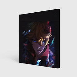 Холст квадратный ТАРТАЛЬЯ - GENSHIN IMPACT, цвет: 3D-принт