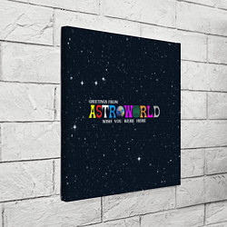 Холст квадратный Astroworld, цвет: 3D-принт — фото 2