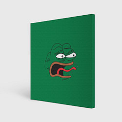 Холст квадратный Pepe skin, цвет: 3D-принт