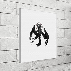 Холст квадратный Дем-волк, цвет: 3D-принт — фото 2