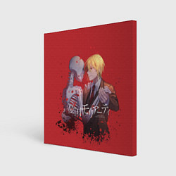 Холст квадратный Moriarty and skeleton, цвет: 3D-принт