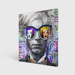 Холст квадратный Andy Warhol Энди Уорхол, цвет: 3D-принт