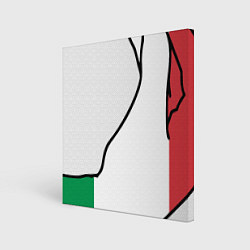Холст квадратный Италия, цвет: 3D-принт
