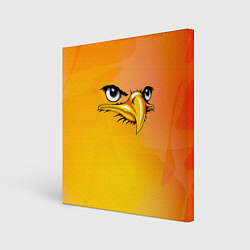 Холст квадратный Орёл 3d, цвет: 3D-принт