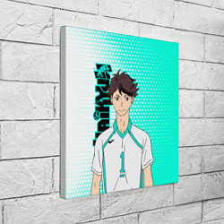 Холст квадратный Тоору Ойкава Oikawa Toru, цвет: 3D-принт — фото 2