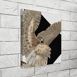 Холст квадратный Орёл в шоке, цвет: 3D-принт — фото 2
