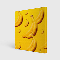 Холст квадратный Банановый рай, цвет: 3D-принт