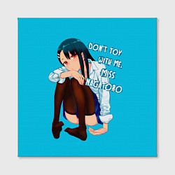 Холст квадратный Скучающая Нагаторо, цвет: 3D-принт — фото 2