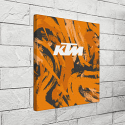 Холст квадратный KTM КТМ Z, цвет: 3D-принт — фото 2