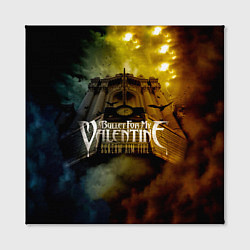 Холст квадратный Scream Aim Fire - Bullet For My Valentine, цвет: 3D-принт — фото 2