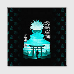 Холст квадратный Годжо Сатору Магическая битва, цвет: 3D-принт — фото 2
